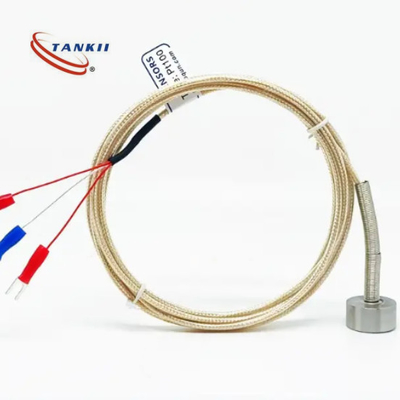 Тип k/j/E/t термопары магнита/Pt100 с кабелем 3m обшитым SS